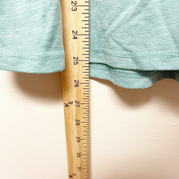 LIVING DOLL Teal Tribal Embroidered Baby Doll Tank Top Size S - Picture 10 of 10